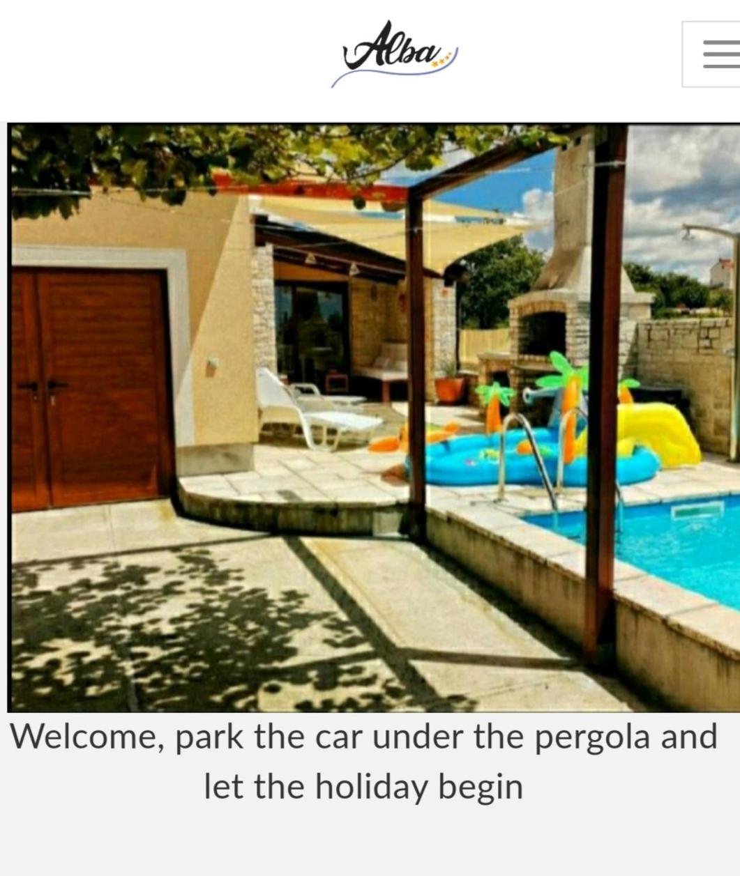 Luxury Apartment Alba With Pool Kanfanar Exterior foto